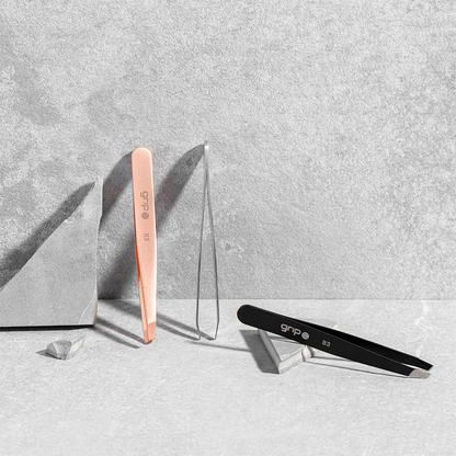 GRIP® Tweezer Claw Slanted Tip Stainless Steel