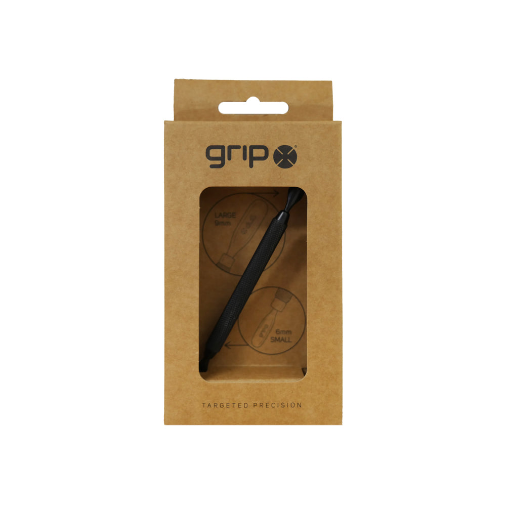 GRIP® Cuticle Pusher Double Ended Matte Black MB6