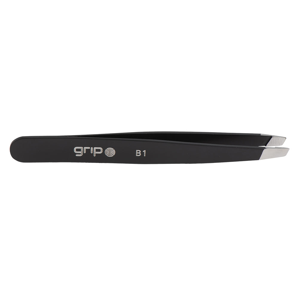 GRIP® Tweezer Slanted Tip Matte Black MB1
