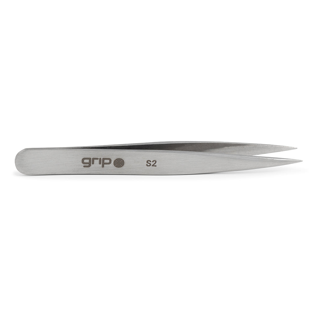 GRIP® Precision Tweezer 3-Pack - Stainless Steel