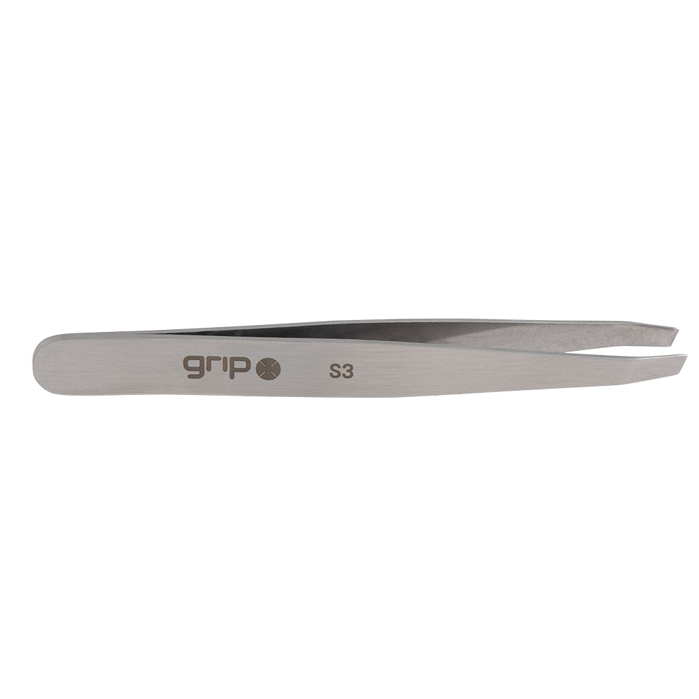 GRIP® Tweezer Claw Slanted Tip Stainless Steel