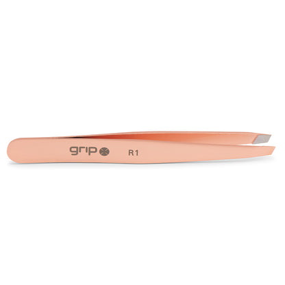 GRIP® Tweezer Slanted Tip Rose Gold R1