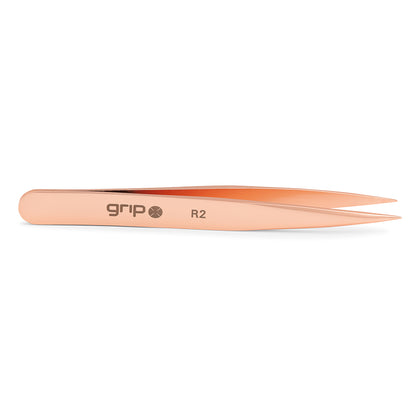 GRIP® Tweezer Pointed Tip Rose Gold R2