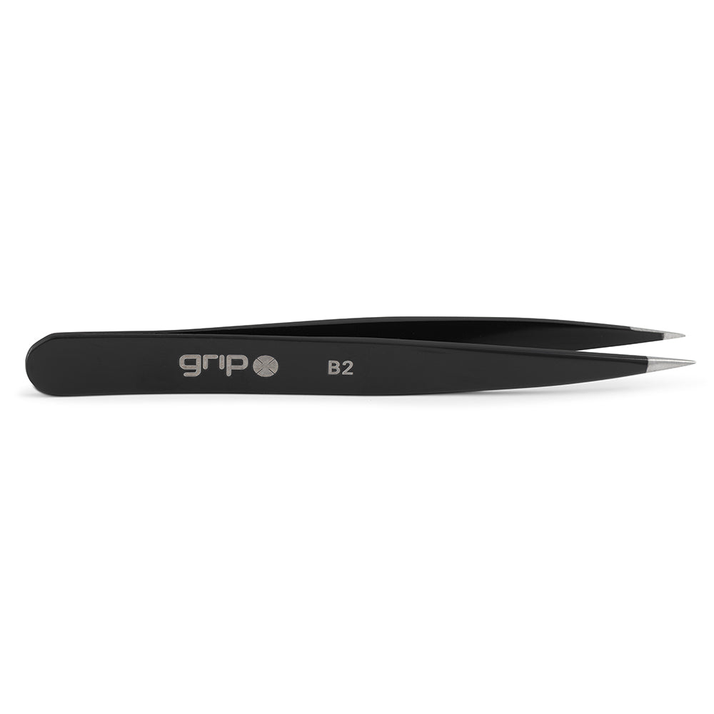 GRIP® Tweezer Pointed Tip Matte Black MB2