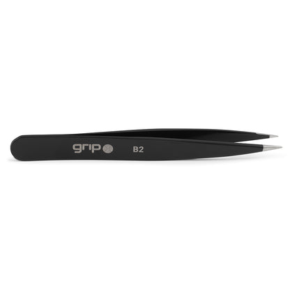 GRIP® Tweezer Pointed Tip Matte Black MB2