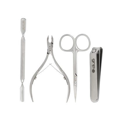 GRIP® Essential Manicure Kit - Stainless Steel
